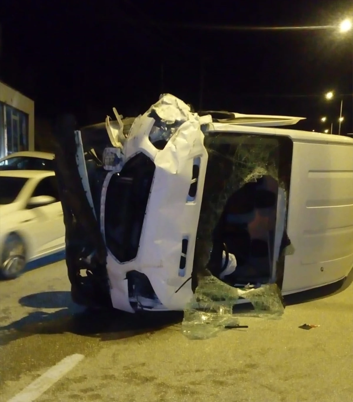 Bodrum'da zincirleme trafik kazası: 1 yaralı