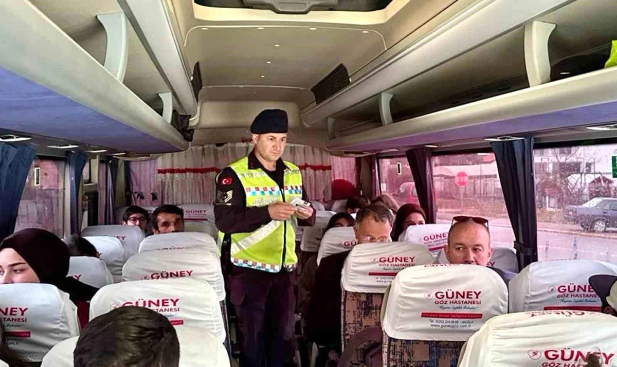 Muğla'da Otobüslerde Denetim: 242 Bin 529 TL Trafik Cezası Uygulandı