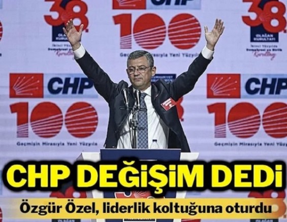 Özgür Özel, CHP’nin yeni genel başkanı oldu